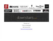 Tablet Screenshot of downstairs.com